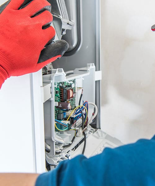 Oil-fired and indirect water heater installation in South County